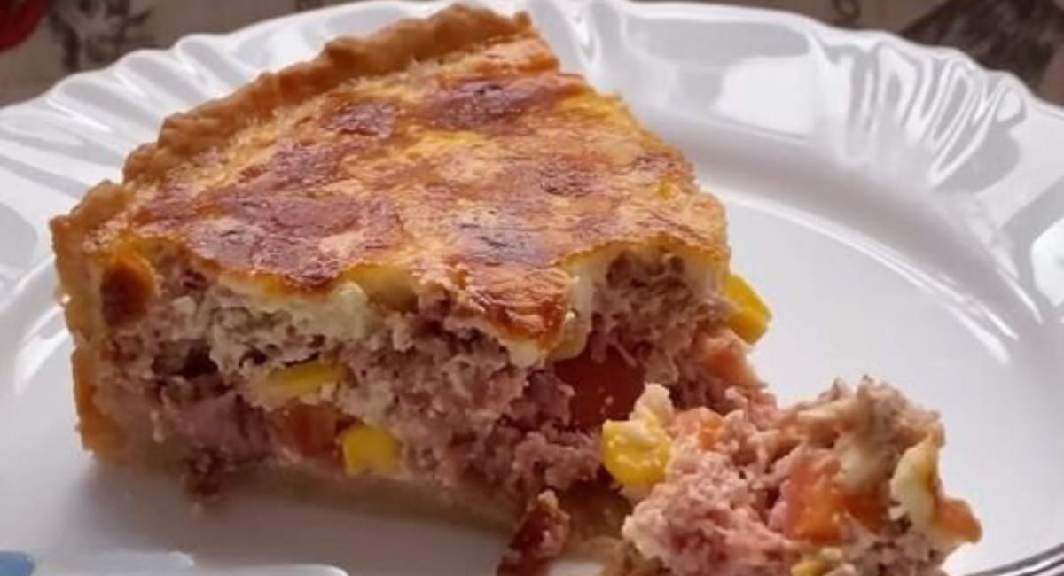 Massa para torta salgada perfeita e precisa só de 2 ingredientes