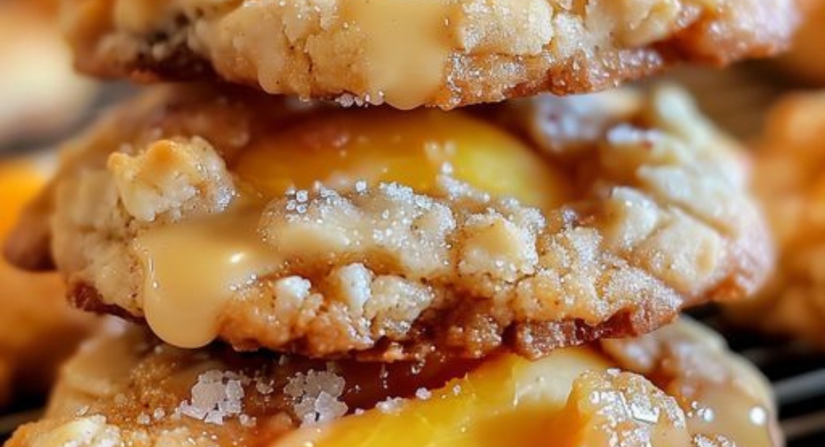 Peach Cobbler Cookies!