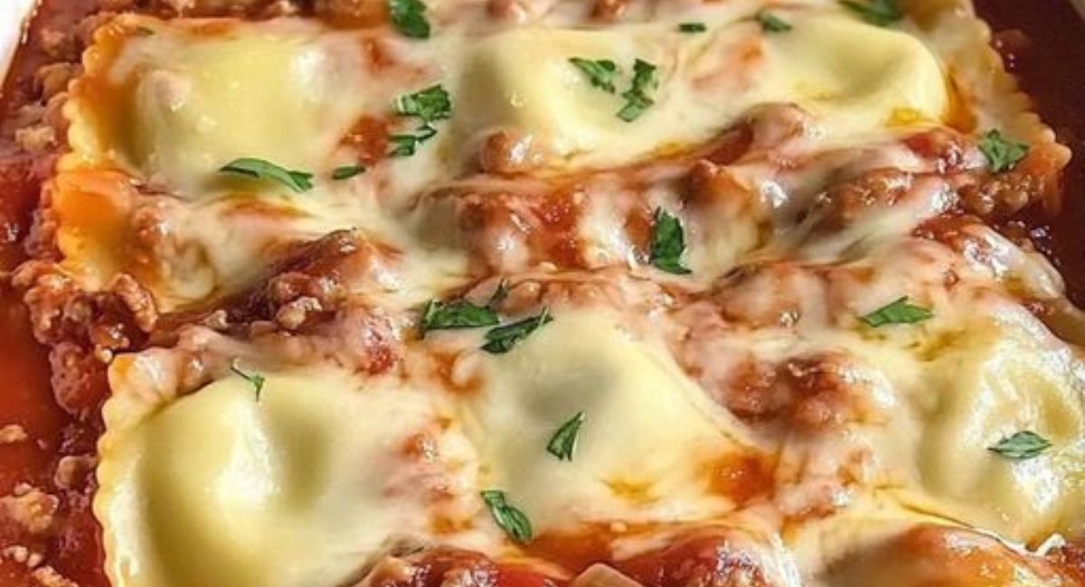 Slow Cooker Ravioli Lasagna Recipe