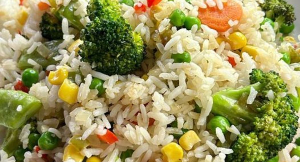 Arroz con verduras, Recetas Fácil!