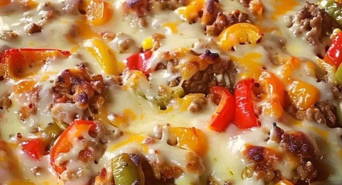 CASSEROLE DE POIVRONS FARCIS