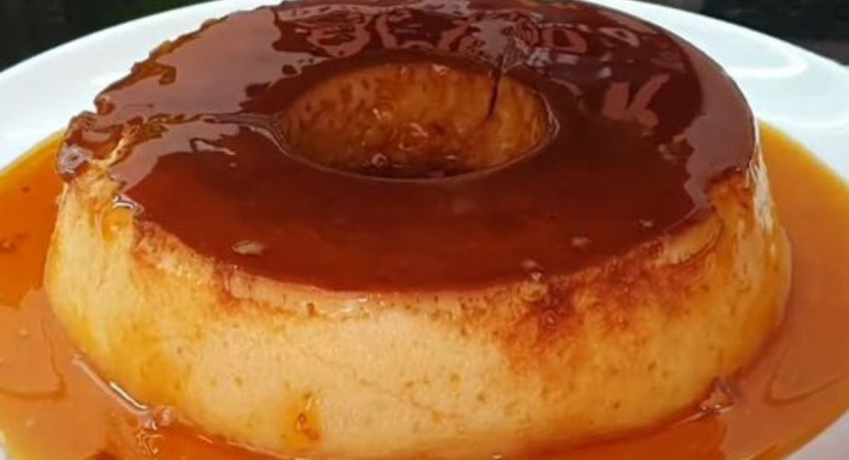 Pudim de Leite Condensado na boca do fogão