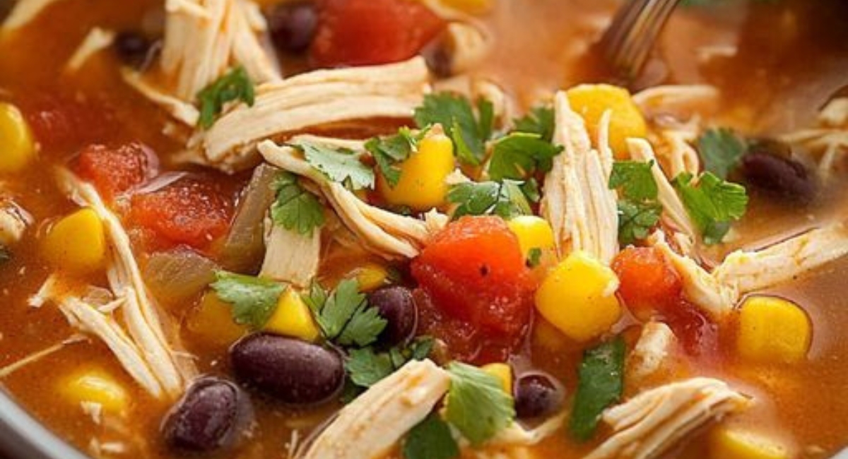 Chicken Tortilla Crock Pot Soup