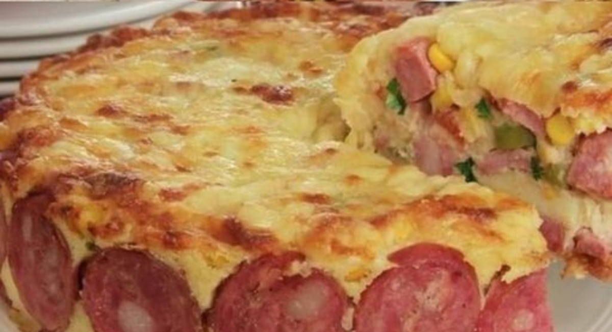 Torta de Calabresa Cremosa