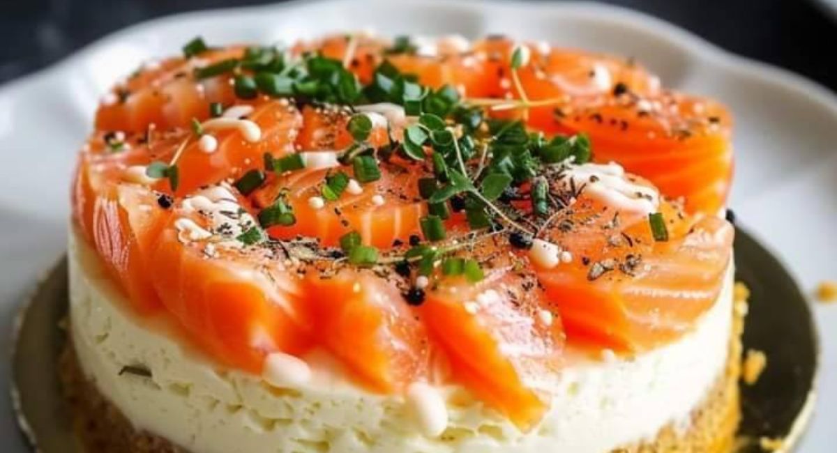 Cheesecake au Saumon Fumé sans Cuisson