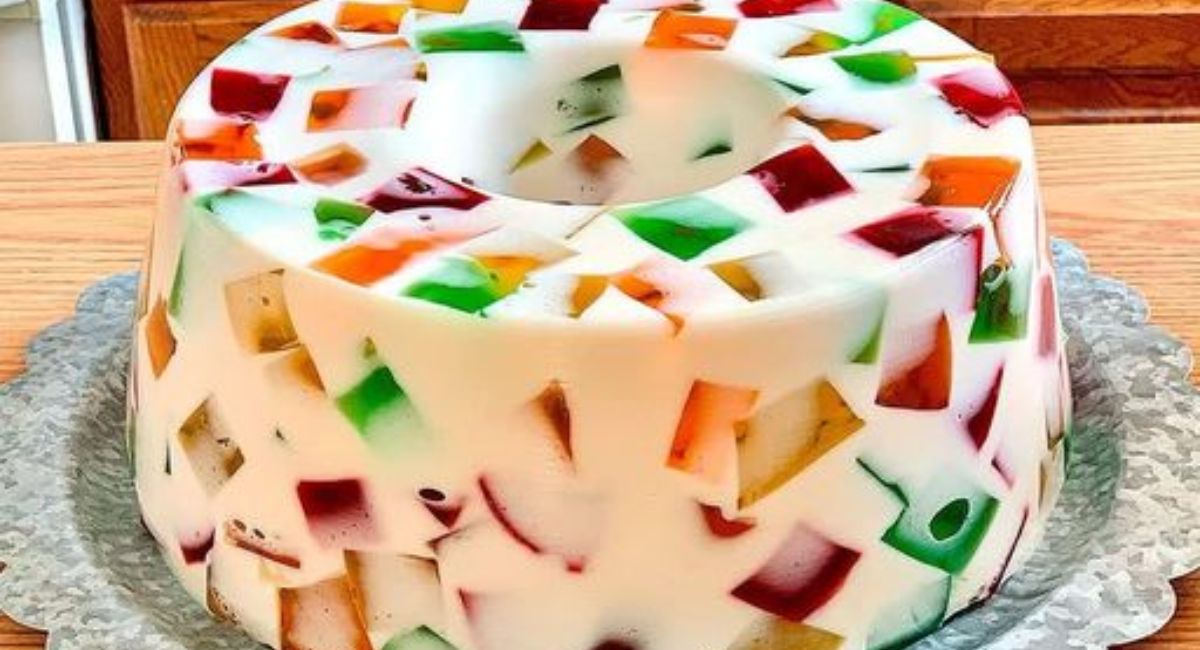 Gelatina Mosaico para crianças