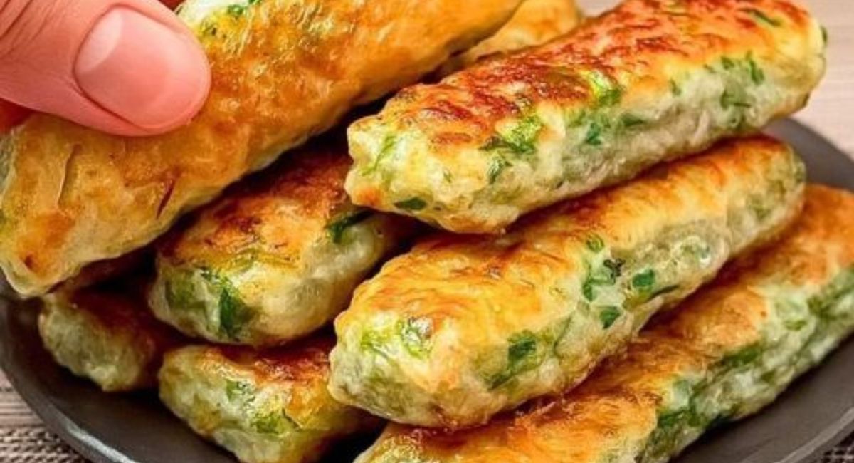 Rollos De Verduras Al Horno Con Queso