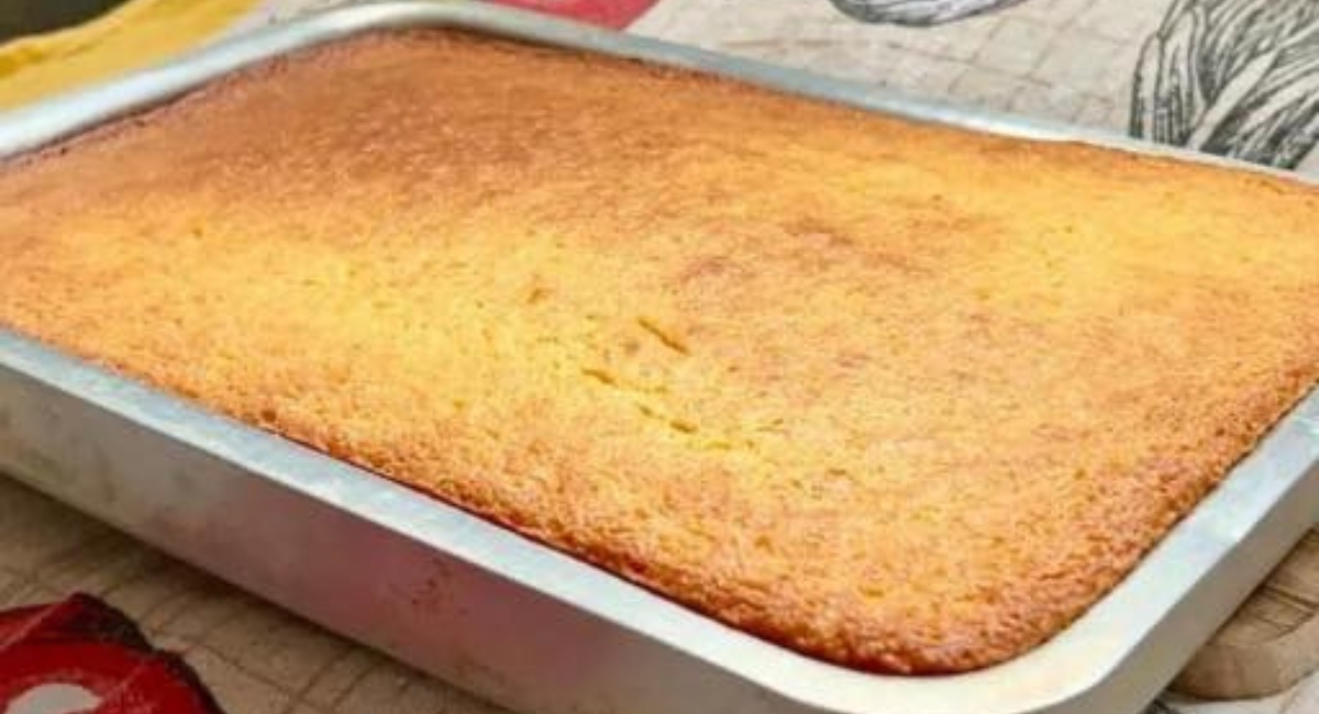 Só fubá e cenoura sem farinha de trigo bolo grandão e fofinho