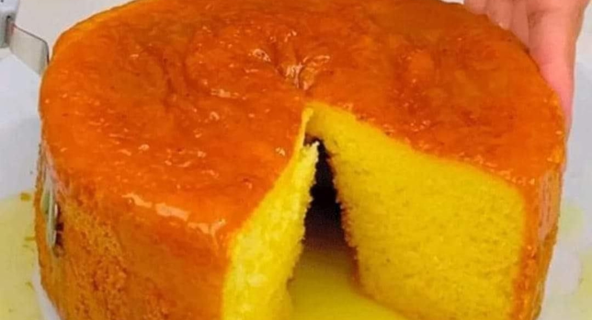 Bolo de laranja sem farinha de trigo fofinho e pratico