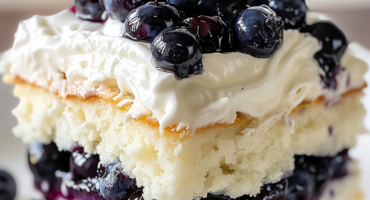 Sheet Pan Blueberry Shortcake