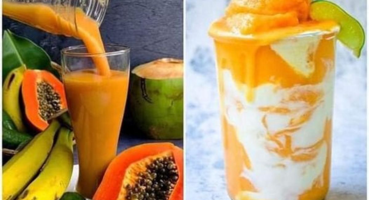 Batido de Mamão! Bebida Refrescante deliciosa e Nutritiva