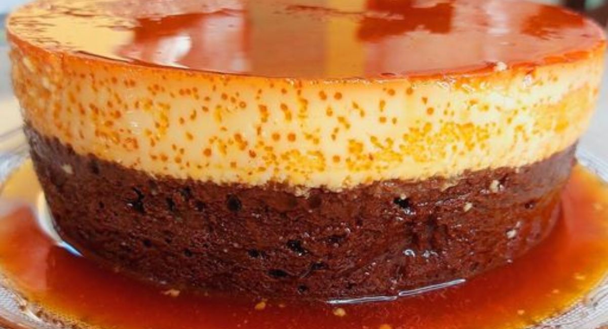 Bolo pudim metade lanche metade sobremesa uma tentação para todos os gostos