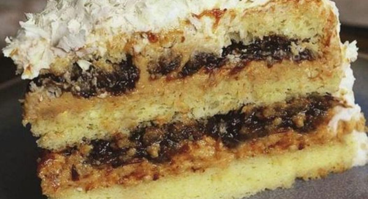Recheio de ameixa com doce de leite para bolos, muito simples de fazer!