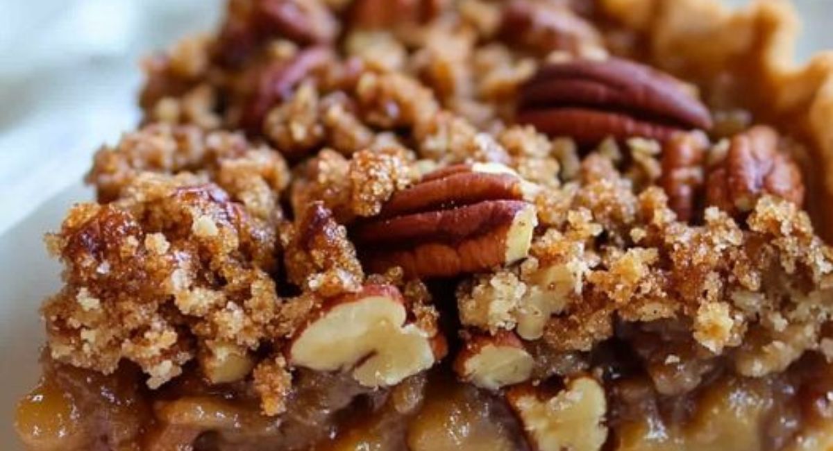 Pecan Pie with Streusel Topping