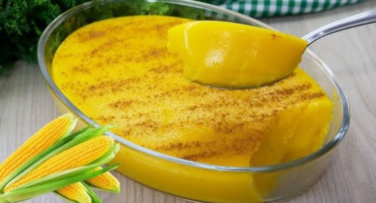 Curau de milho da ROÇA com 3 ingredientes