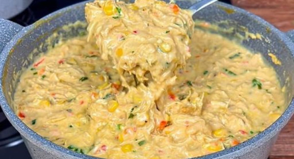 Frango cremoso simples e fácil!