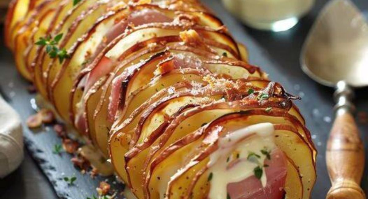 Roulé de Pommes de Terre à la Raclette