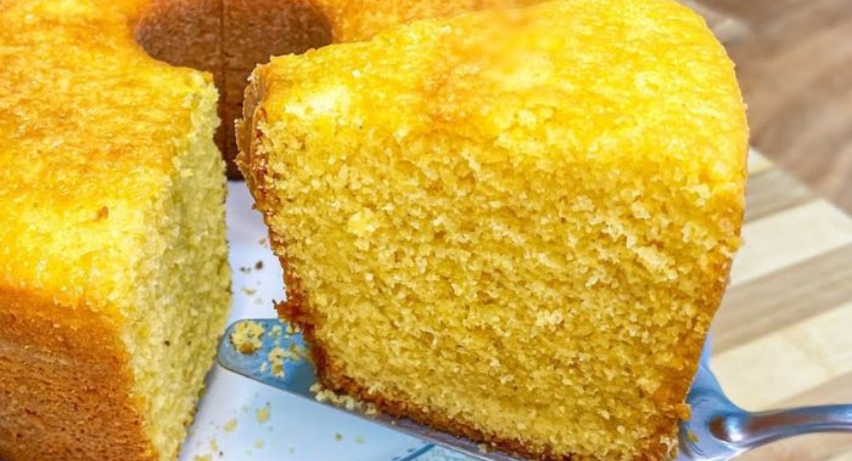 Bolo de Fubá de Liquidificador! Receitinha fácil e deliciosa