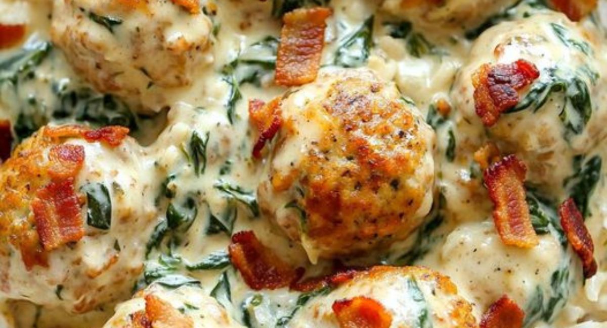 Baked Chicken Ricotta Meatballs