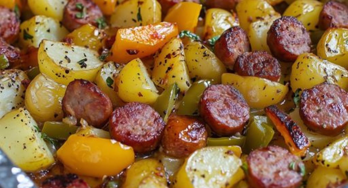 Smoked Sausage and Potato Bake 