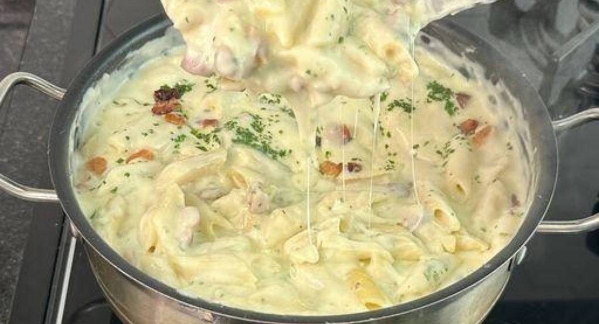 Esse jeito de fazer macarrão cremoso vai conquistar você e toda sua família