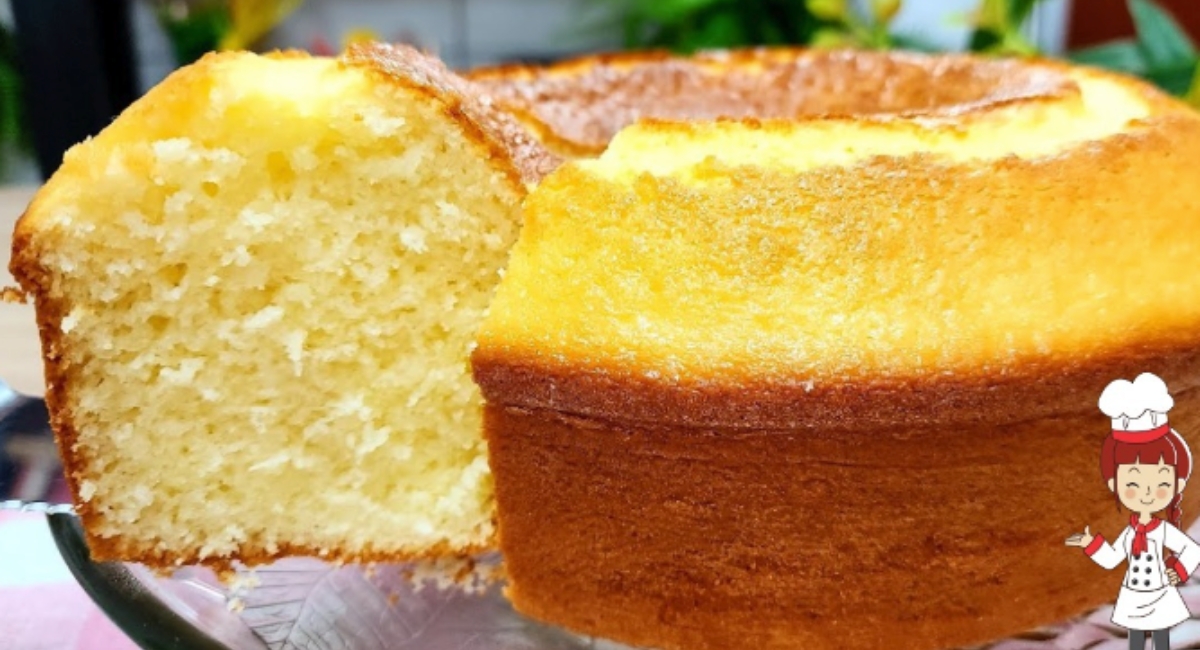 Bolo simples da vovó para você reunir toda sua família na hora do lanche da tarde