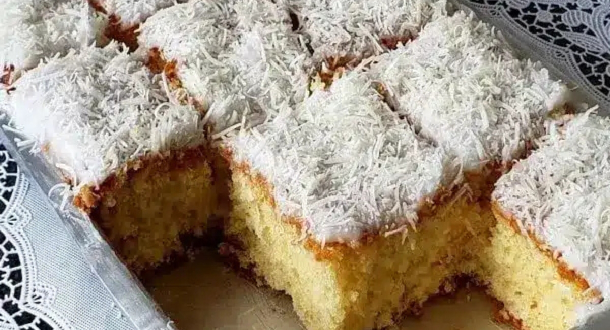 Como fazer o bolo de coco de liquidificador