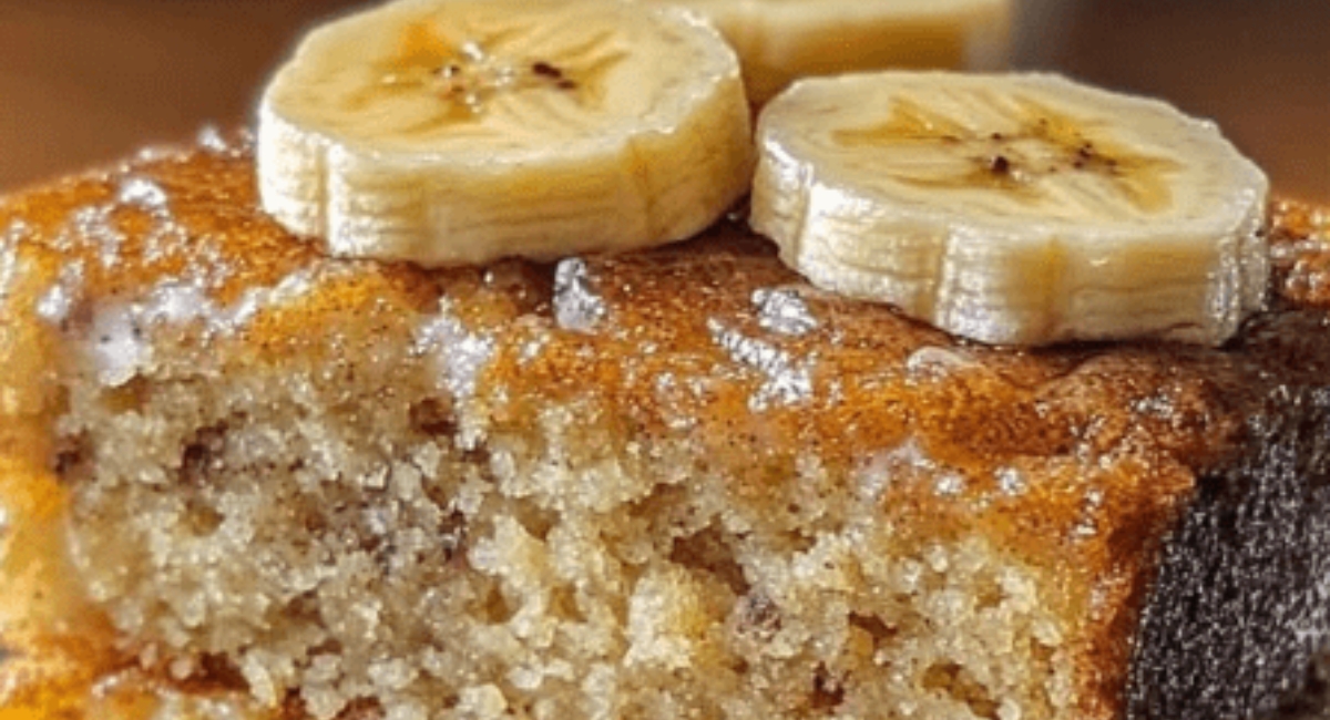 Bolo de Banana de Liquidificador