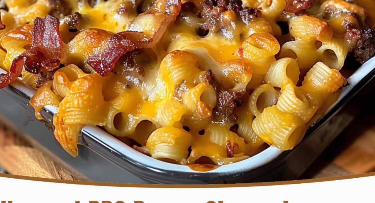 Harvest BBQ Bacon Cheeseburger Casserole