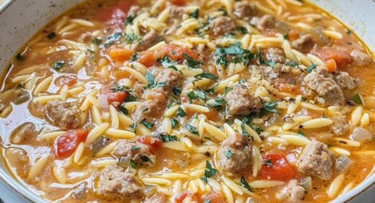 Marry Me Sausage Orzo Soup