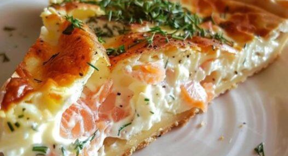 Recette De Quiche au Saumon et Boursin