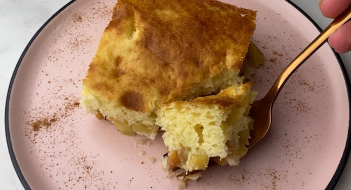 Torta de Maçã Simples e Saborosa em 5 Minutos