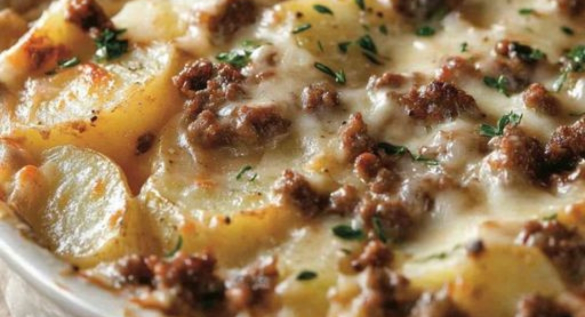 Ground Beef and Potato Bake