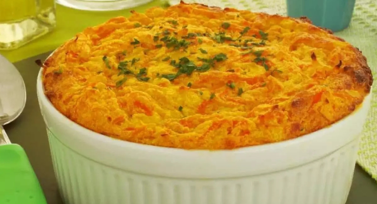 Suflê de Cenoura Fácil e Delicioso