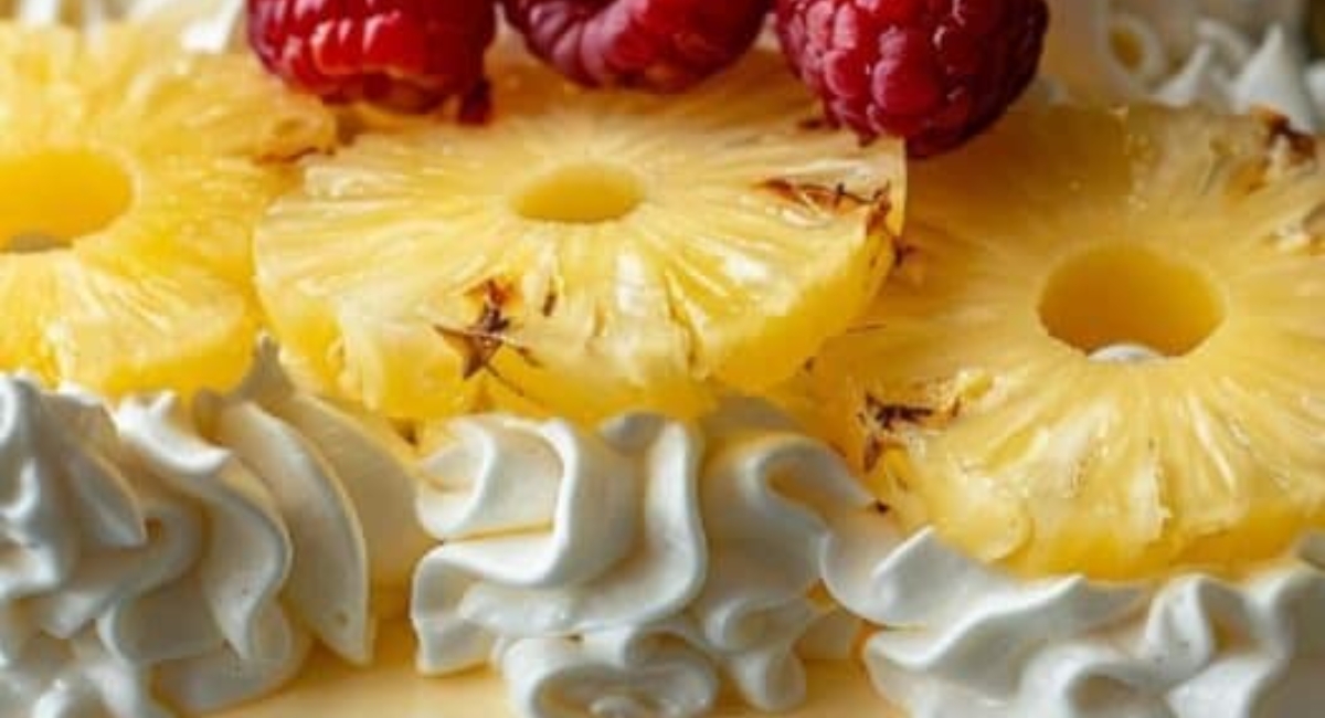 Gâteau au Fromage sans Cuisson à l’Ananas
