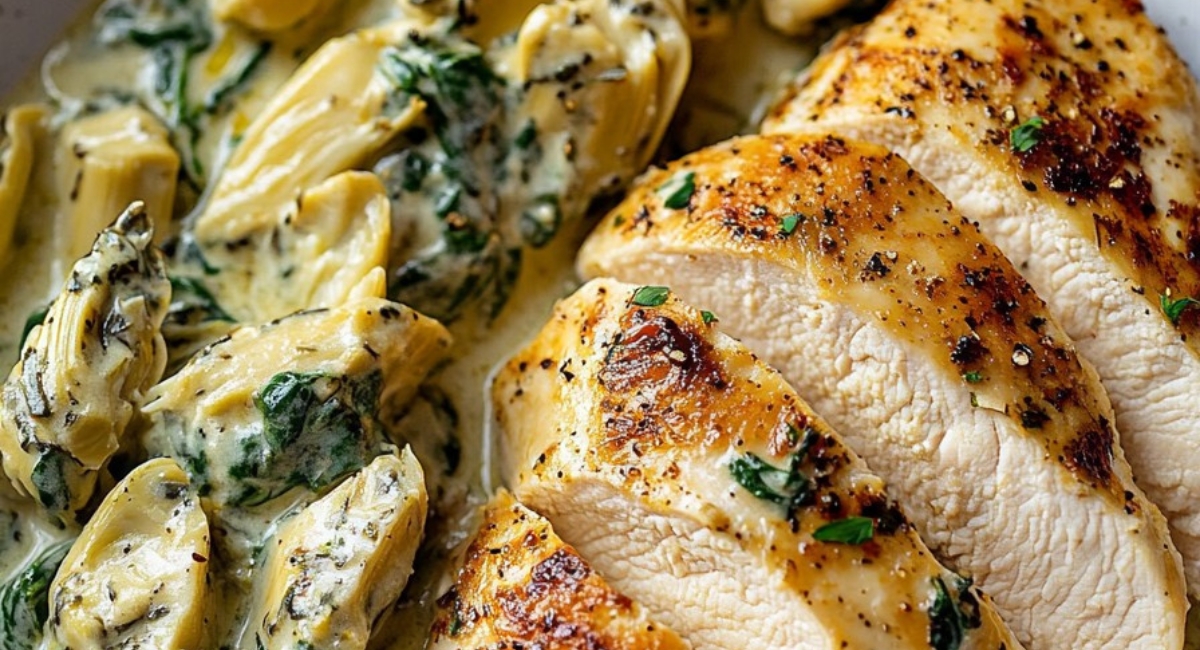 Spinach Artichoke Chicken