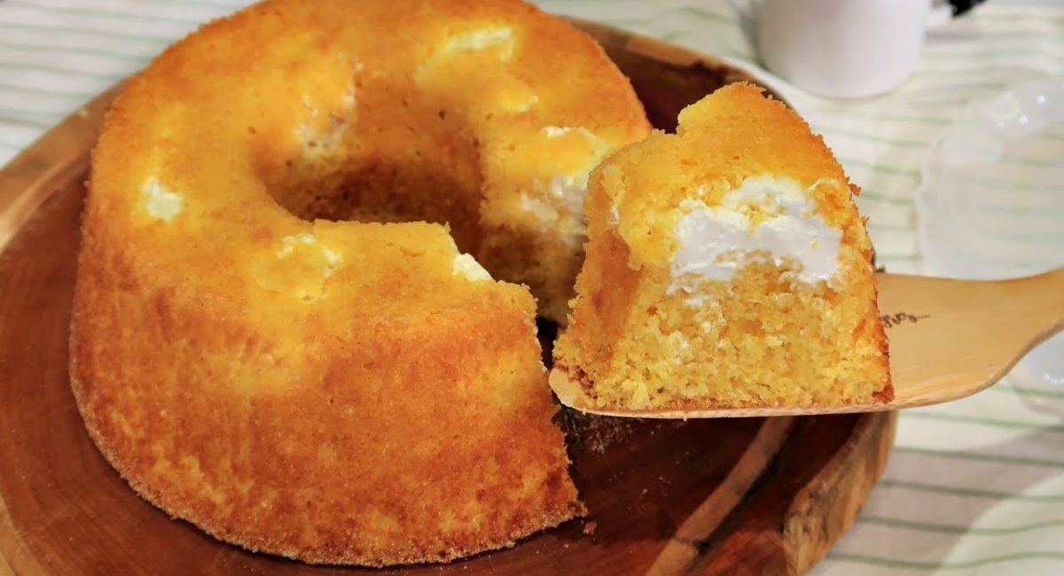 Delicioso bolo sem farinha de trigo: úmido, fofo, fácil de fazer e ótimo para servir no café!
