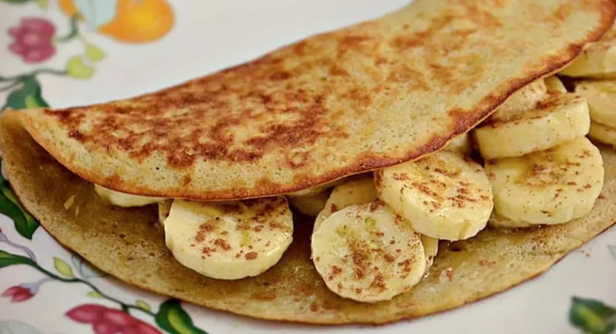 Crepioca de banana fácil e deliciosa para deixar seu café da manhã mais saudável e nutritivo