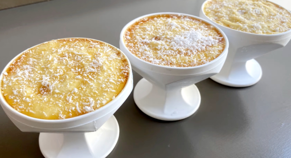 Pirim-Doce: é só bater no liquidificador e colocar pra gelar, todos vão adorar essa sobremesa!