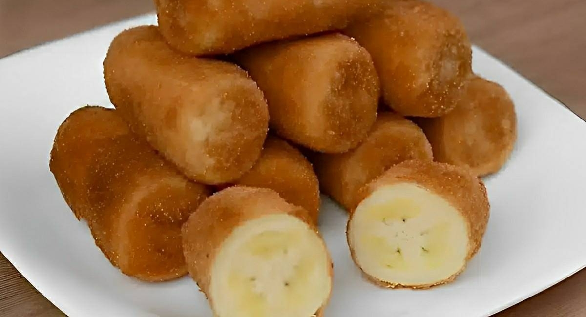 Banana frita à milanesa receita deliciosa de restaurante brasileiro para servir no dia a dia