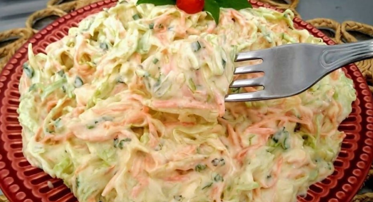Salada de repolho americana sem dúvidas uma das melhores que já comi