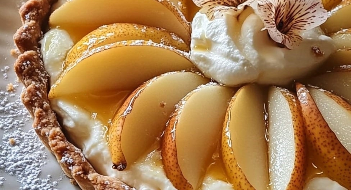 Tarte aux Poires et Mascarpone : Une Douceur Fruité et Crémeuse