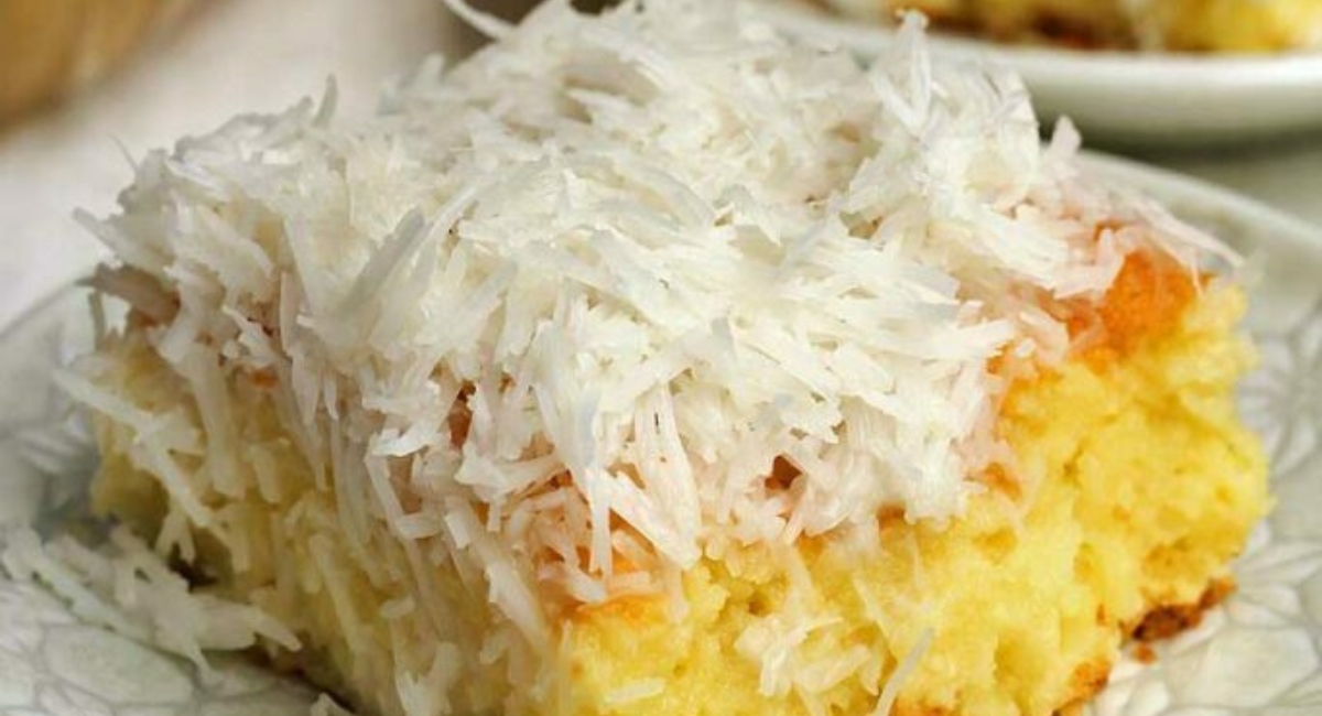 Bolo de Coco Prático e Saboroso
