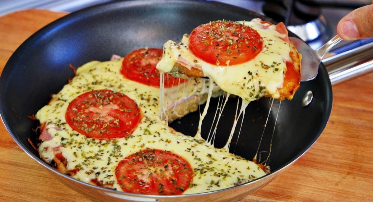 Mini Pizza de Frigideira Deliciosa 