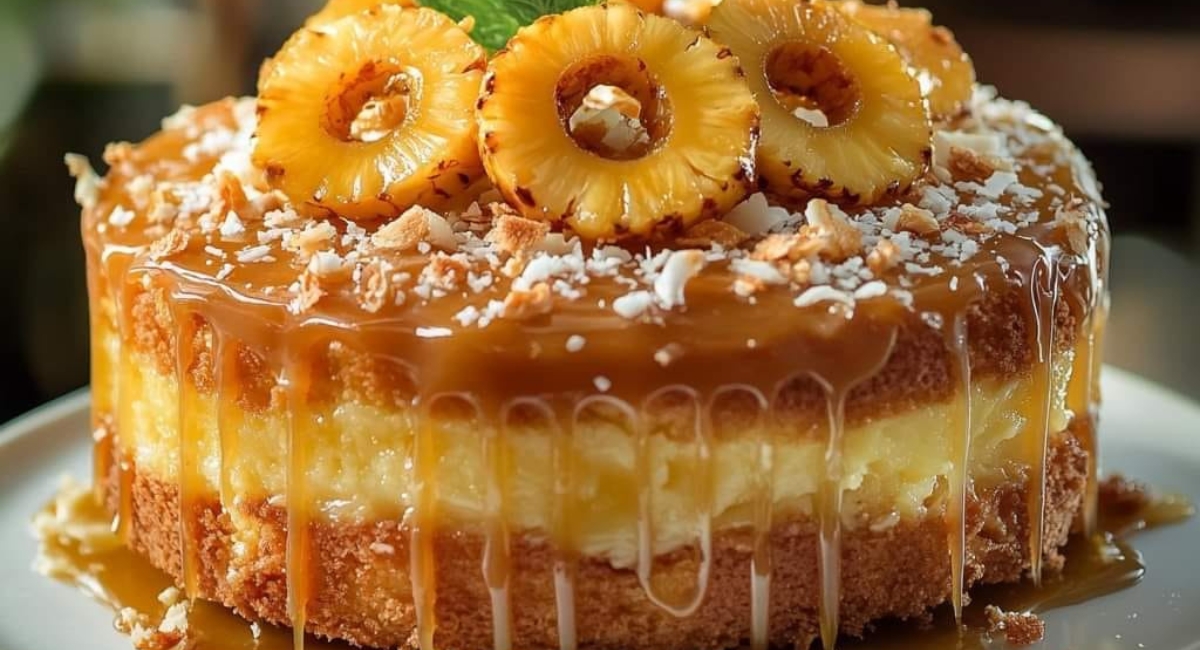 Bolo de Abacaxi Delicioso