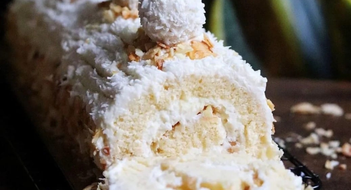 Bûche Roulée Inspiration Raffaello