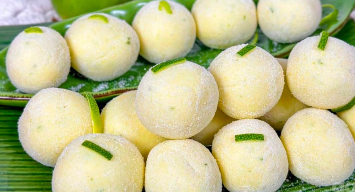 Docinho de limão com 3 ingredientes um sabor diferenciado para a sua comemoração