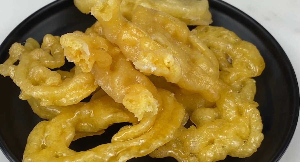 Receita instantânea de Jalebi | Receita de Jalebi com Farinha de Trigo | Receita fácil de Jalebi