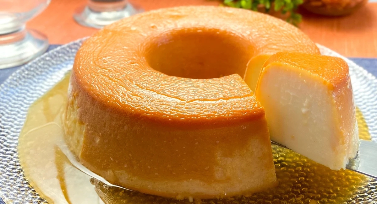 Pudim que não vai ao fogo e sem ovos 