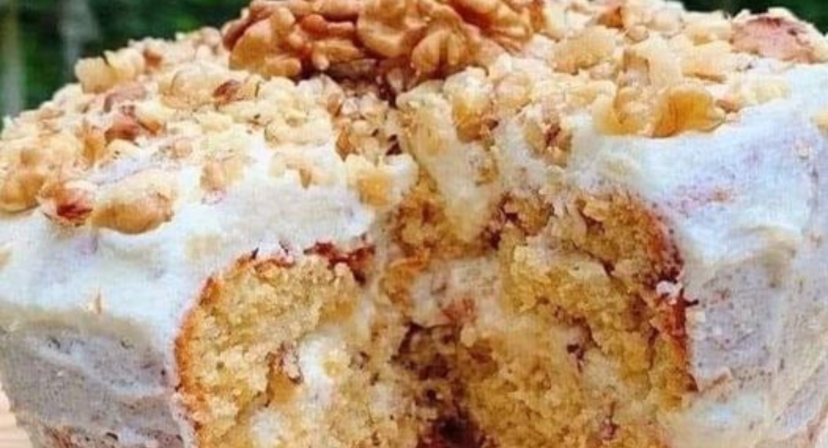 Bolo De Nozes Super Saudável
